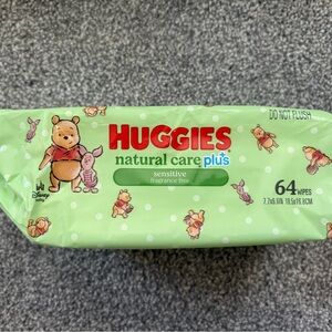 Huggies Natural Care Plus Baby Wipes x4